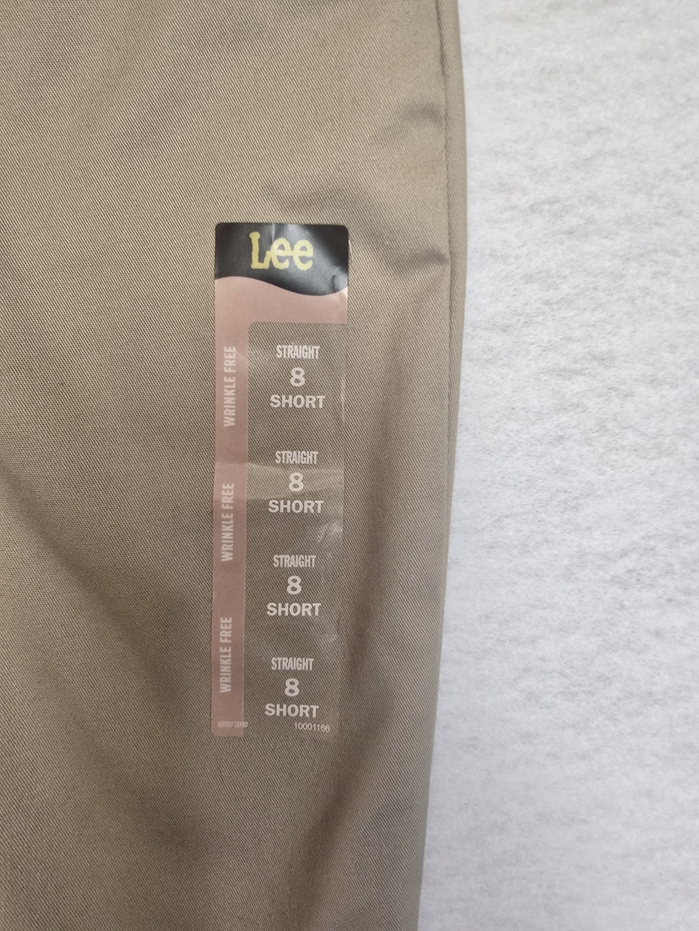 Lee Womens Wrinkle-Free Khaki Pants - Beige Size 8 - Picture 4 of 11